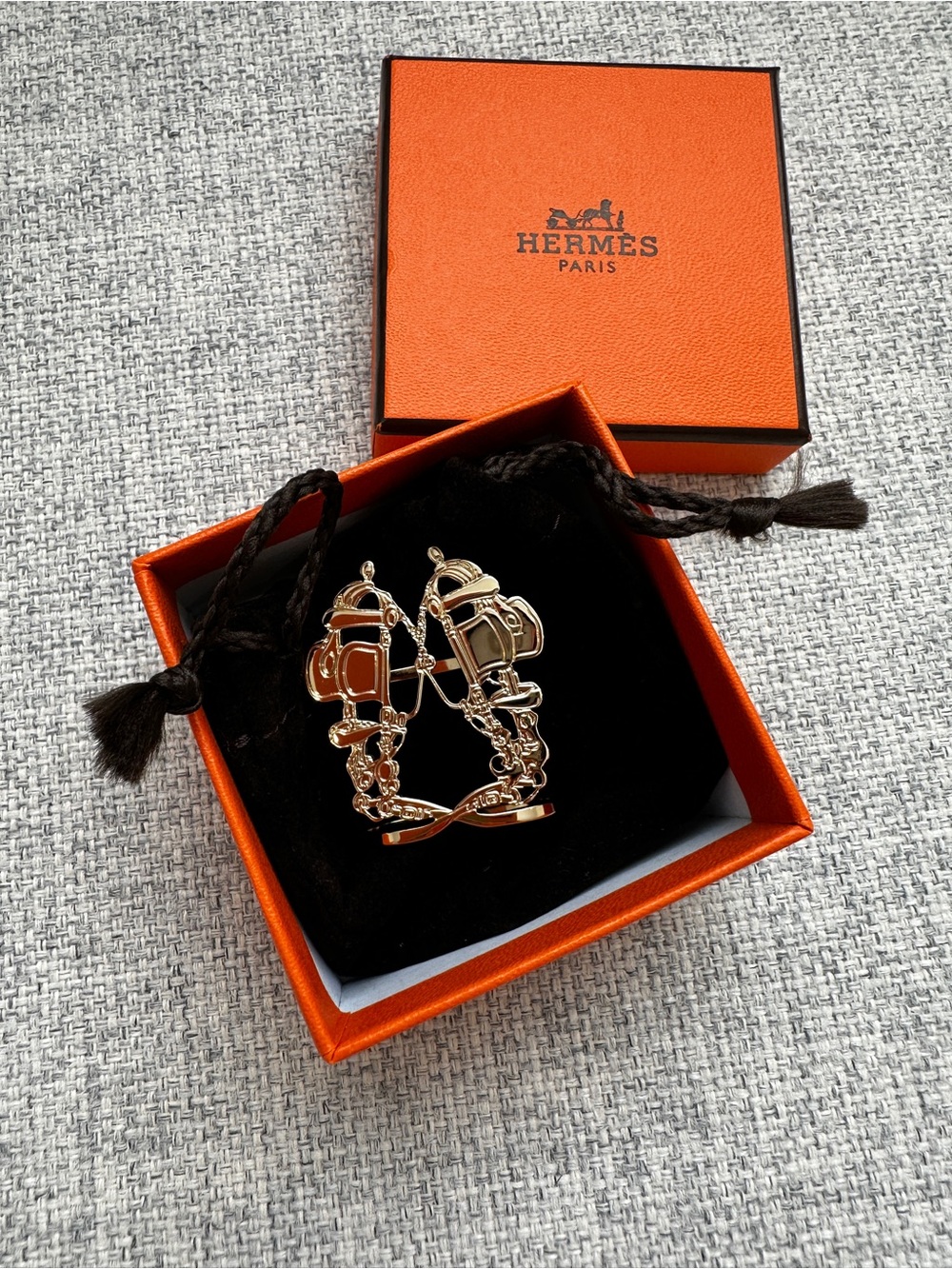 Hermes Brides de Gala Scarf Ring